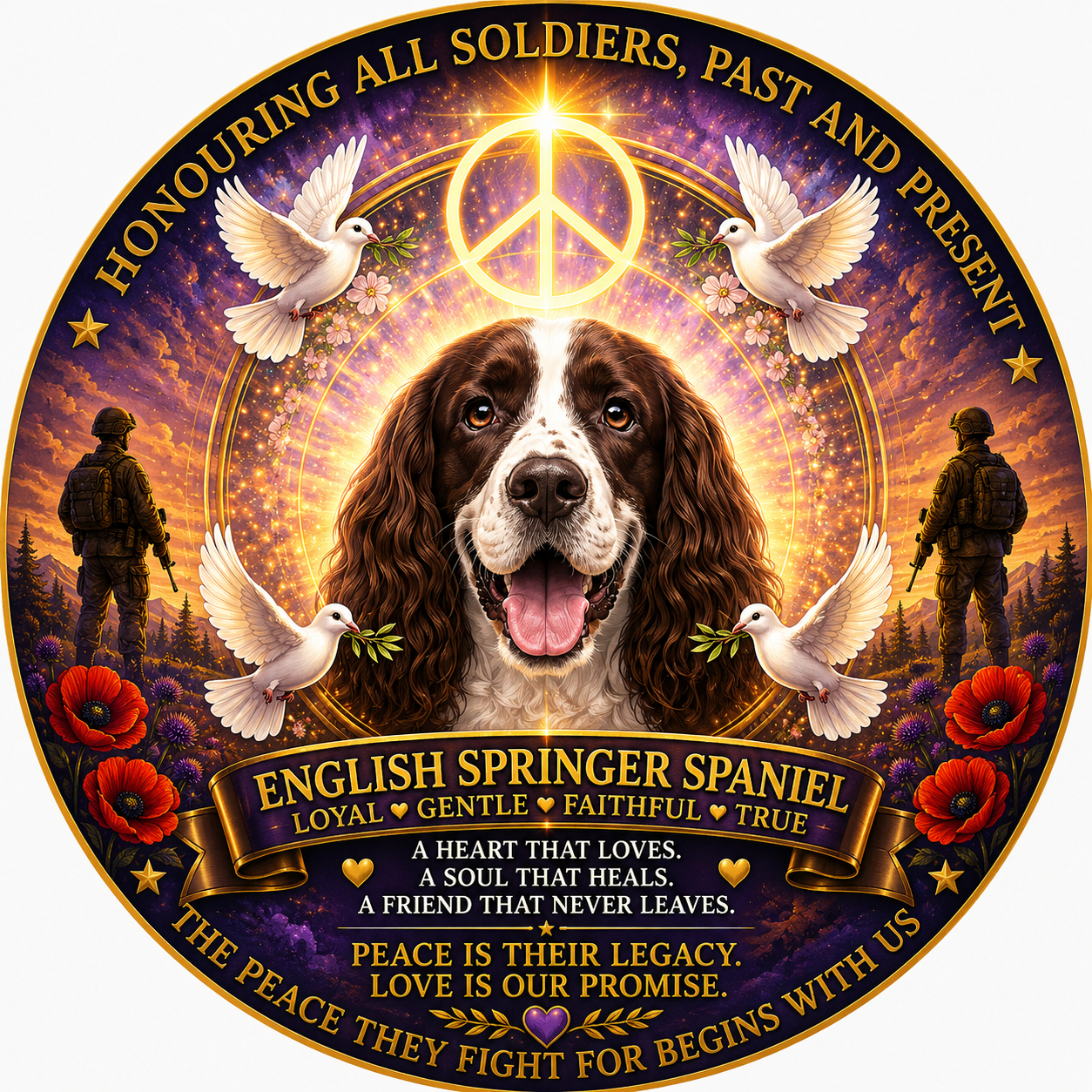 English Springer Spaniel artwork